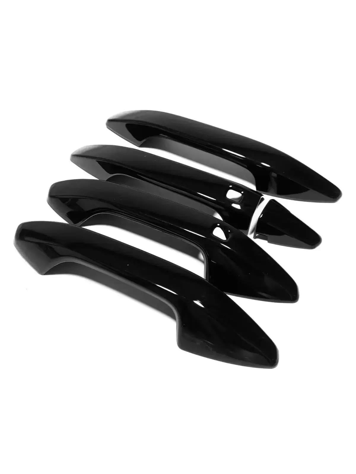 Jtwmty Glossy Black For Kia For Sportage Nq5 Lhd 2022-2024 Abs Chrome Carbon Door Handle Cover Sticker Car Accessories(Glossy Black)