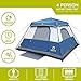 OT QOMOTOP 4 People Cabin Tent, Upgrade Camping Tent, 60 Seconds Set...