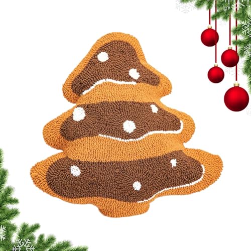 Weihnachtskissen, dekoratives Dekokissen für die Wintersaison,...