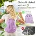 Naturstube® Baumwoll Turnbeutel Pastell Lavendel Sportbeutel Zuziehbeutel Gymsack Sack Jute Schule Rucksack Stoffbeutel & Sportbeutel zum Bemalen