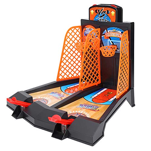 VGEBY Mini Baloncesto de Mesa, Juguete de sobremesa de Baloncesto para niños Juego de Mesa Disparos de catapultas Juego