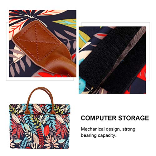 LEORX Capa para laptop com alças para laptops de 14 a 15 polegadas, pasta para laptop, bolsa de negó