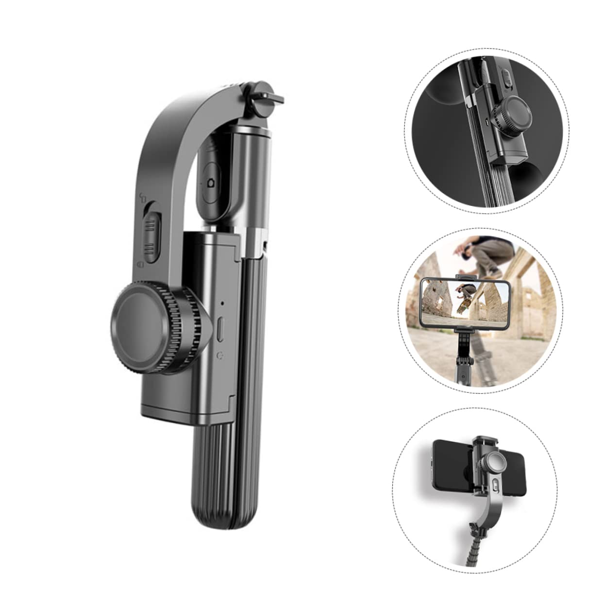 Stabilisateur 450mah de Trépied Téléphone, Portable Selfie, L08