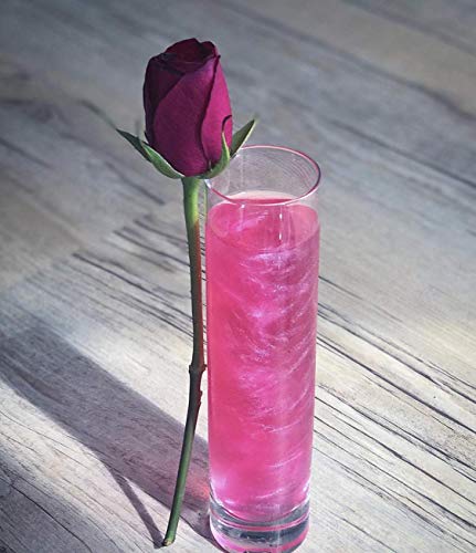 Premium Rose Infused Cocktail Enhancer / Mixer for Champagne, Spirits & Mocktails, Made with Flowers, Low Sweetness, All Natural, 15 Servings, Non-GMO, No Preservatives, Aromatic, KETO/Skinny