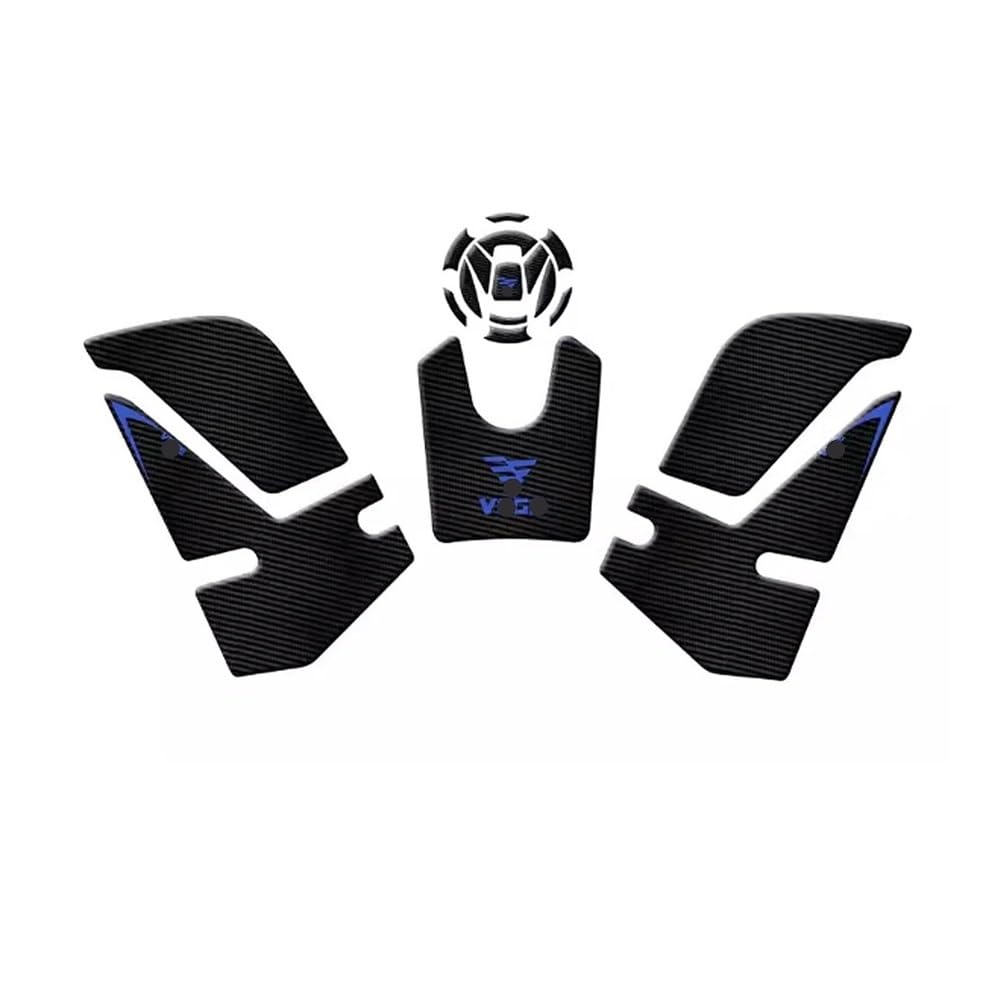Motorcycle Fuel Tank Cap Sticker Motorcycle Sticker Gas Fuel Tank Side Decal Protector Traction Pad Cover for LONCIN for VOGE 500DS 525DS