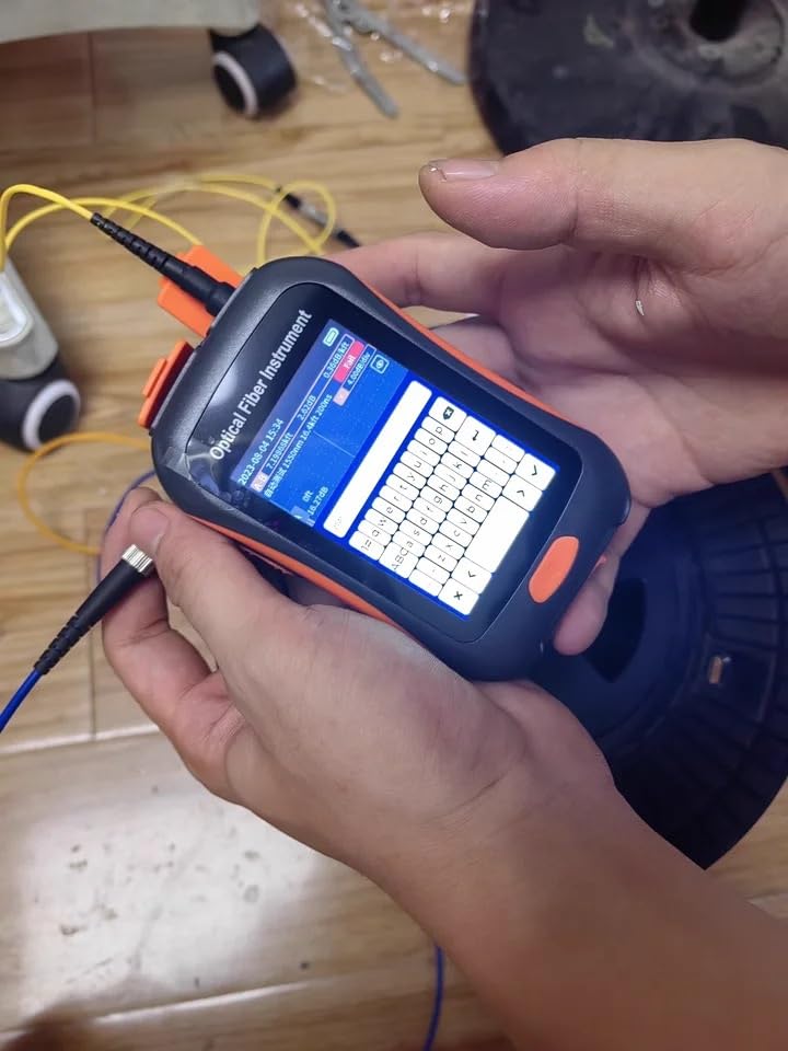 Aktywny reflektometr światłowodowy OTDR NK2800 z VFL OLS OPM, 20 dB, do testera Otdr światłowodu Ethernet 80 km Elektrownia stacji