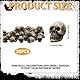 VIDSTW 20 Stück Totenkopf Deko, Halloween Deko Schädel, Mini Skull Deko Blumentopfdekoration, Horror-Thema Schädel Modell Deko Verbessern Festliche Atmosphäre, für Halloween, Horror Party