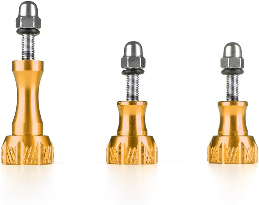 TNP GoPro Thumb Screw Set (Gold) Aluminum Alloy