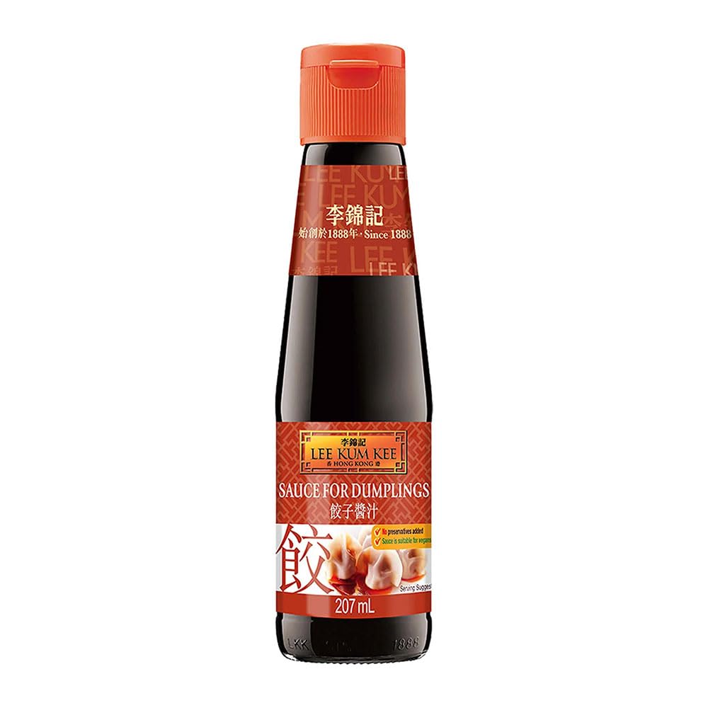 Salsa para Dumplings estilo chino 207 ml, dip para gyozas wonton bao, salado ácido picante