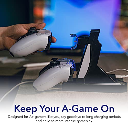Estación de carga para PlayStation 5 con doble puerto USB y protección integrada 3