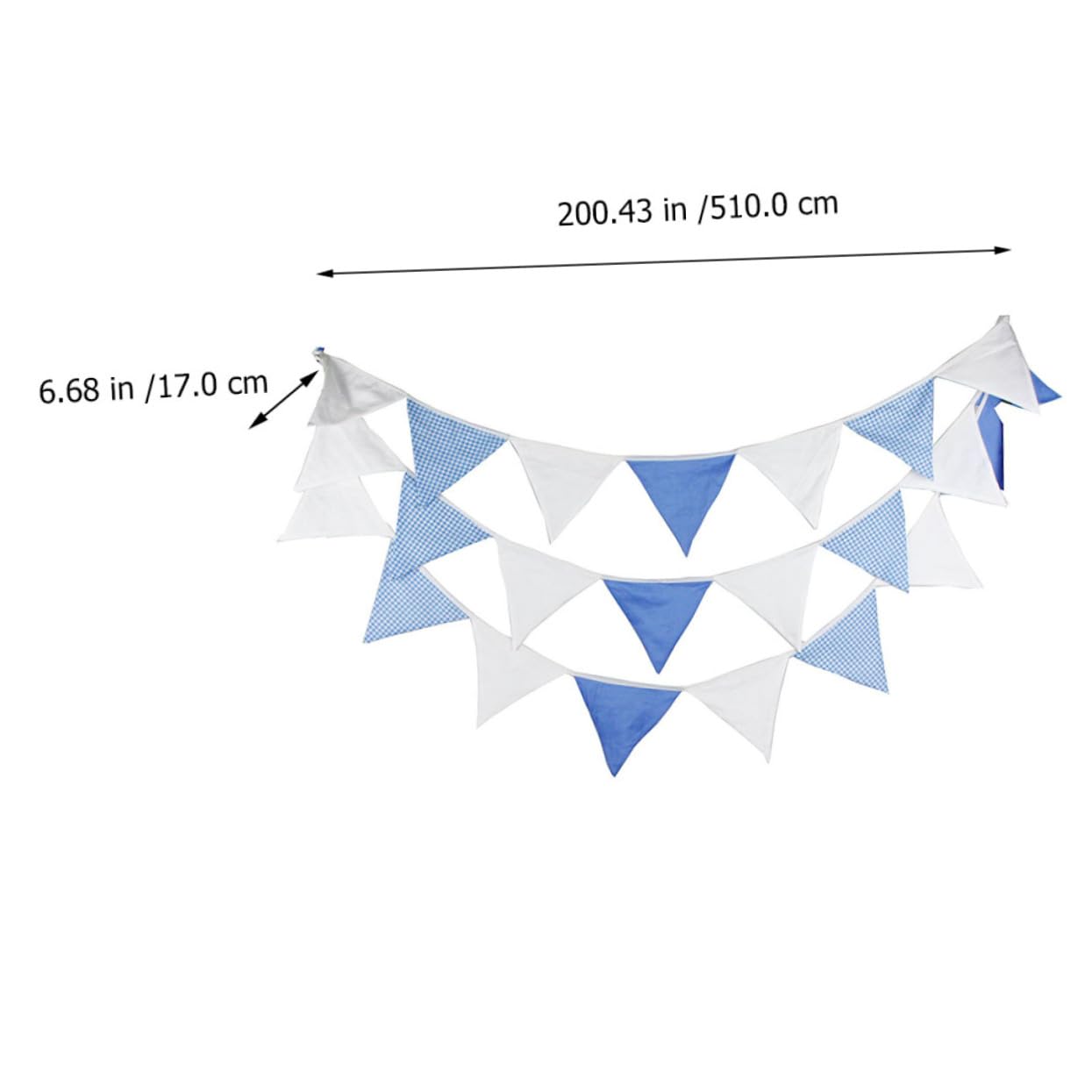 ibasenice 3 Stücke String Geburtstag Pull Flagge Stilvolle Girlande Streamer Hochzeit Party Banner Elegante Design Dekorative Flagge Für Festival