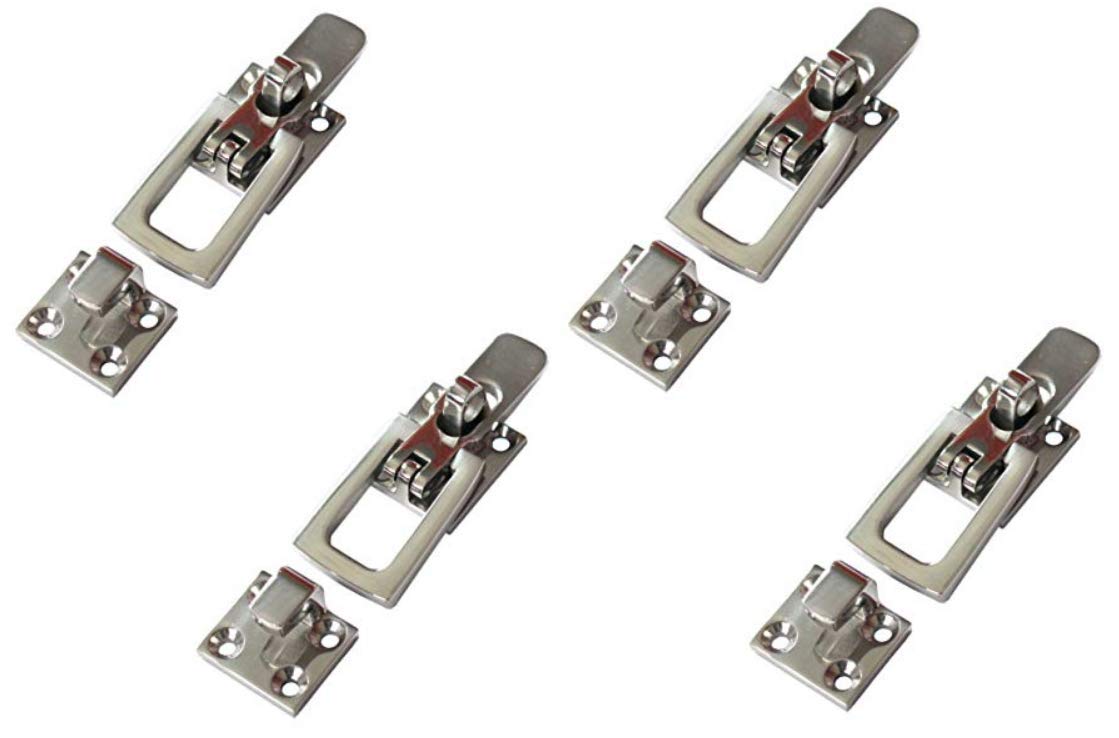 Four Marine Grade Stainless Steel Lockable Latches