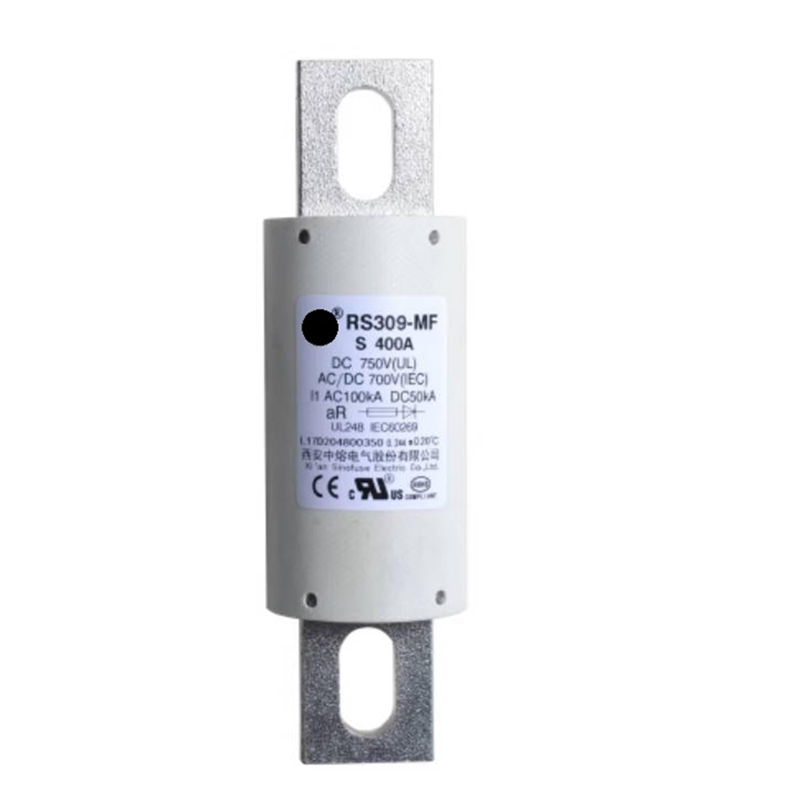 Fusible RS309-MF-S100A évite la surchauffe des circuits électriques 100A