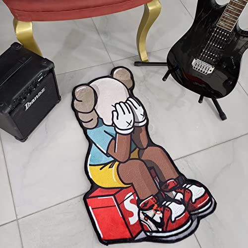 Tapete decorativo Hypebeast antideslizante 1.6x3 ft miniatura 3