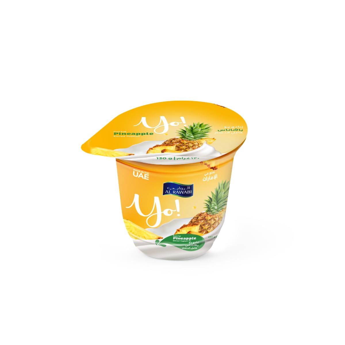 Fresh Pineapple Fruit Yoghurt U.A.E, 130 G