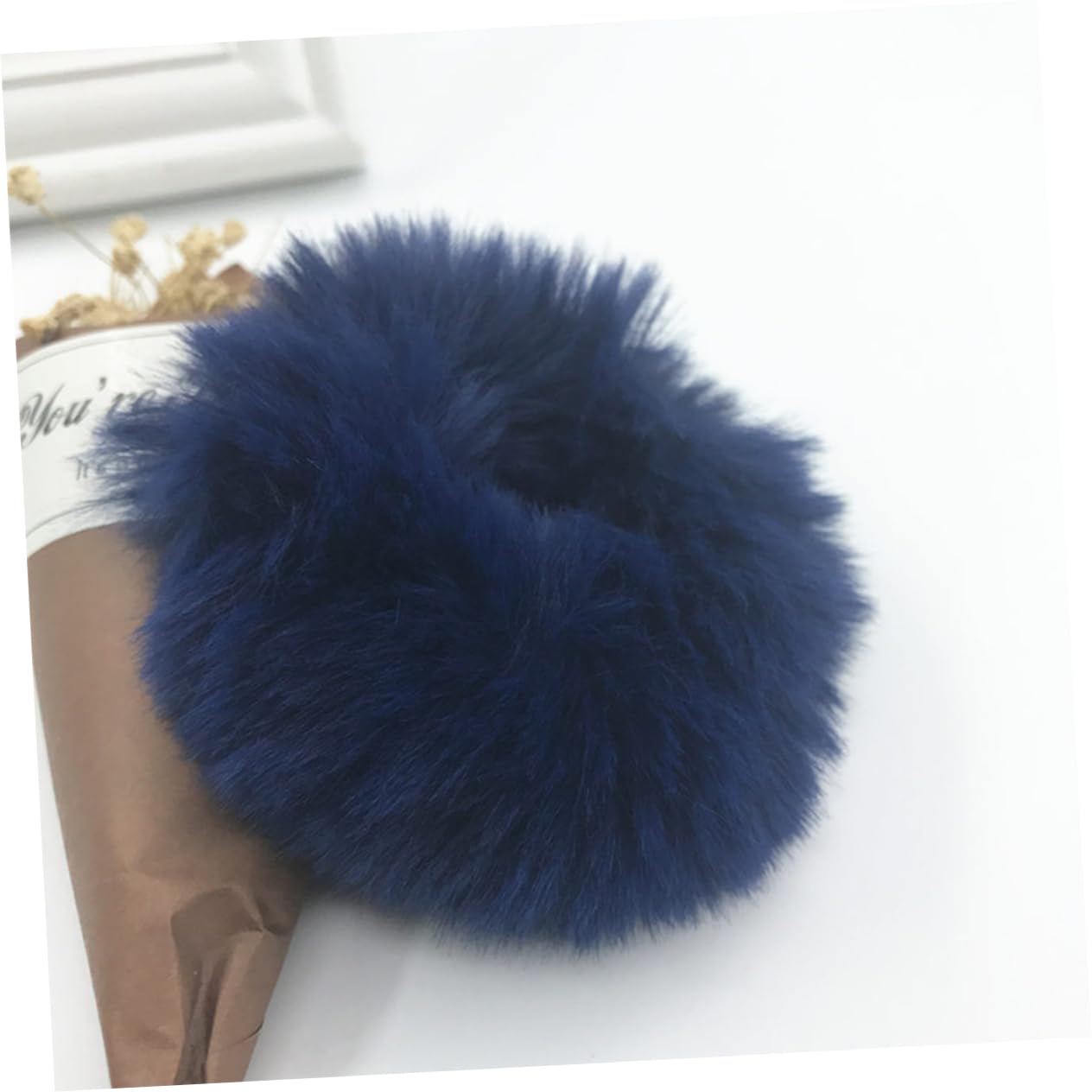 Beavorty 48piezas Coleteros Imitación Pelo De Conejo Color Sólido Accesorios Para Niñas Conjunto De Bandas Para Cabello De Mezclados