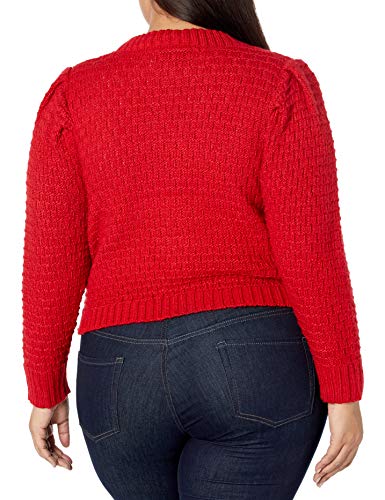 KENDALL + KYLIE Women's Plus Size Oversized Cropped Cardigan3