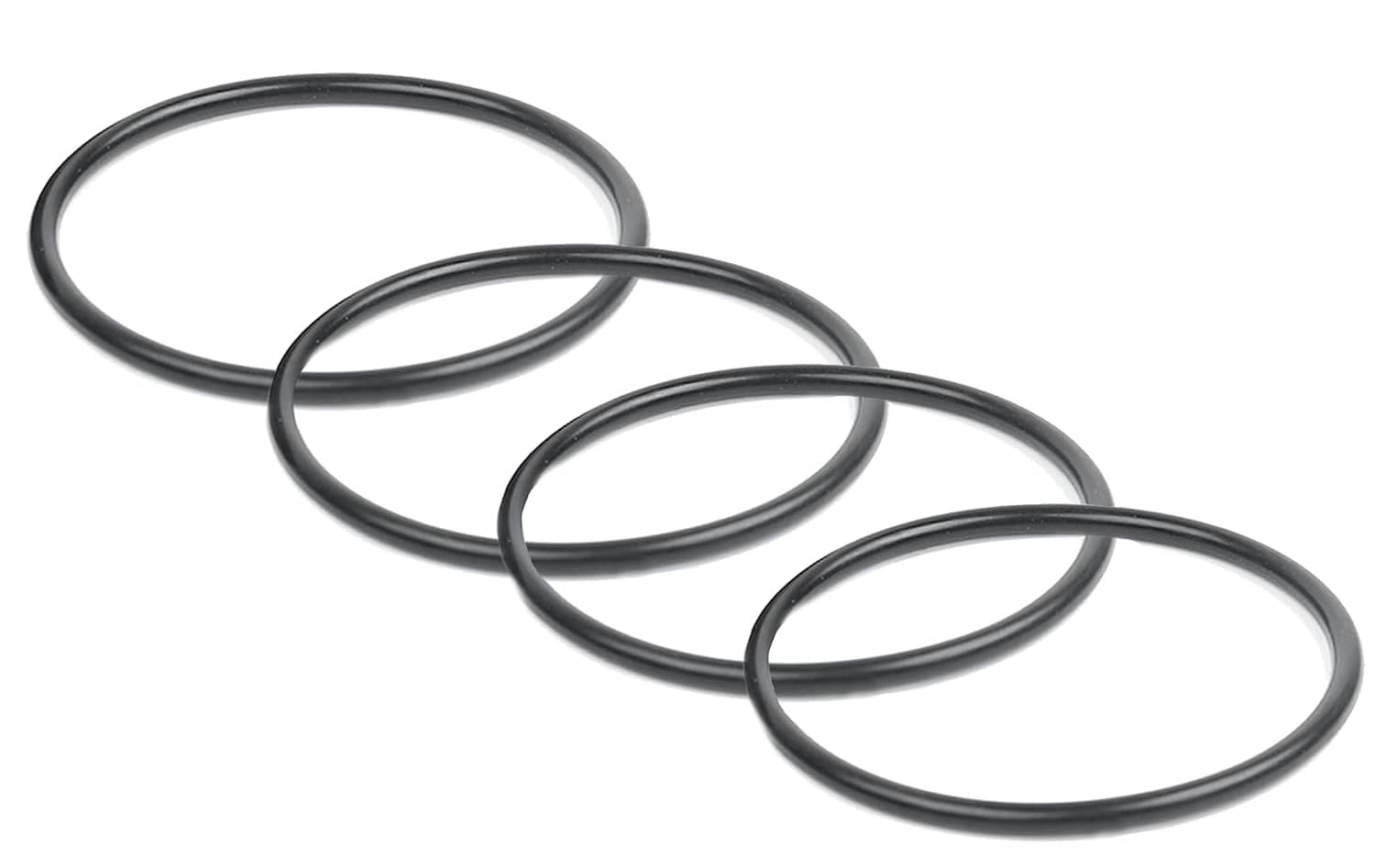 (4/Pack) CLX200K Pool Chlorinator Lid O-Ring for Hayward Chlorine Feeders CL200, CL220 and CL220BR, black