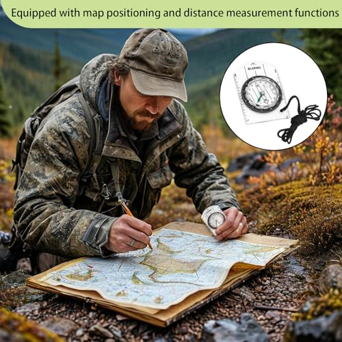 16 piezas de brújulas de orientación impermeables para senderismo, camping y actividades al aire libre miniatura 6