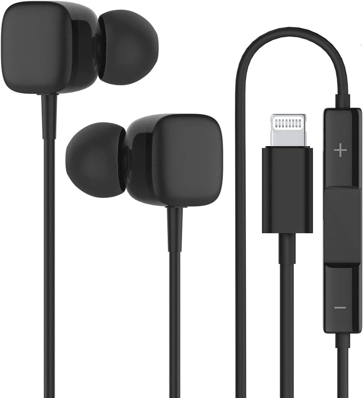 Meifox Lightning Earbuds, iPhone Wired Headphones with