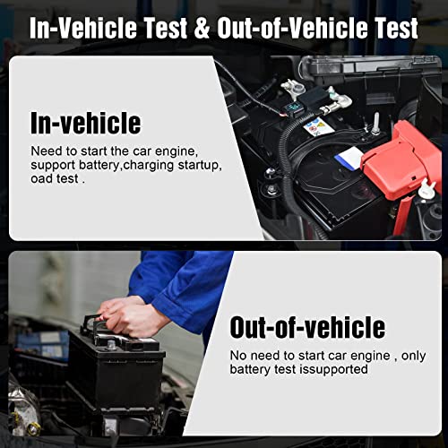 Car Battery Tester With Printer 100-2000 Cca 6V 12V 24V Elmconfig Bm800 Battery Load Tester With Car Cranking And Charging System Analyzer Scan Tool For Cars, Trucks & Motorcycles (3Pcs Thermal Paper) #TOP5