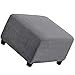 Hockerbezug Quadratisch, Bezug Für Fußhocker Fußbank Elastisch Husse Für Sofa Sitzhocker Überzug Für Rechteckiger Hocker Fußschemel Fußstütze (Color : C, Size : 1pc)