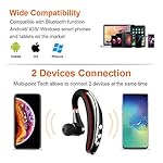 Bluetooth-HeadsetWireless-v50-Business-Bluetooth-Earpiece-in-Ear-Lightweight-Sweatproof-Earphones-with-Mic-Work-for-Cell-Phones-for-OfficeWorkoutDriving