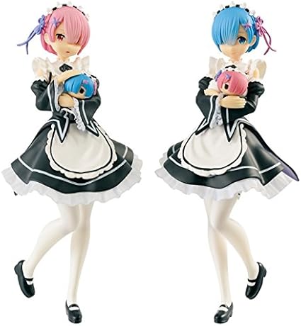 Amazon Co Jp 一番くじ Re ゼロから始める異世界生活 Happy Birthday Rem Ram A賞 レムとラムのフィギュア ホビー