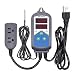 Inkbird Digital Temperature Controller Thermostat & Timer Time Switch AC 100~240V,1200W Only Heating for Breeding, Planting ect.
