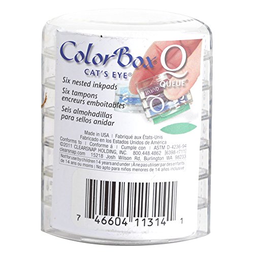 CLEARSNAP ColorBox Cat's Eye Queue Pigment Inkpads 6/Package, Baby's Breath