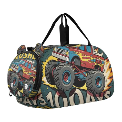Bolsa de lona para gimnasio infantil que organiza ropa y zapatos por separado con gran capacidad