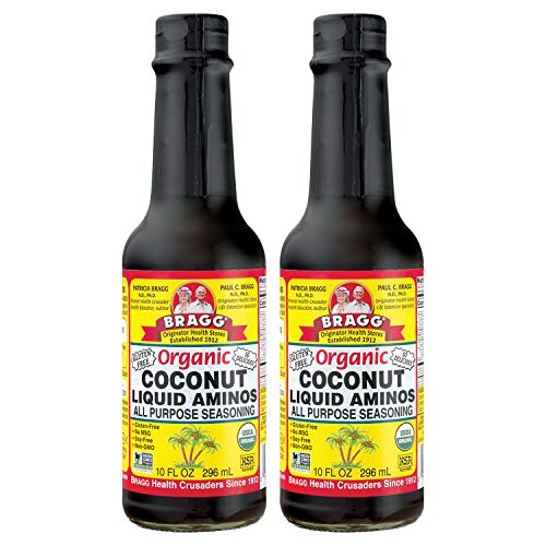 Bragg Coconut Aminos, All Purpose Seasoning, 10 Oz, 2 Pack