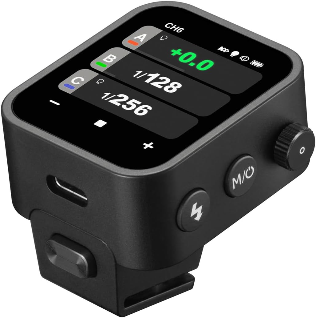 Flashpoint R2 Nano Touchscreen TTL Wireless Flash Trigger for Olympus and Panasonic, Godox X3 O