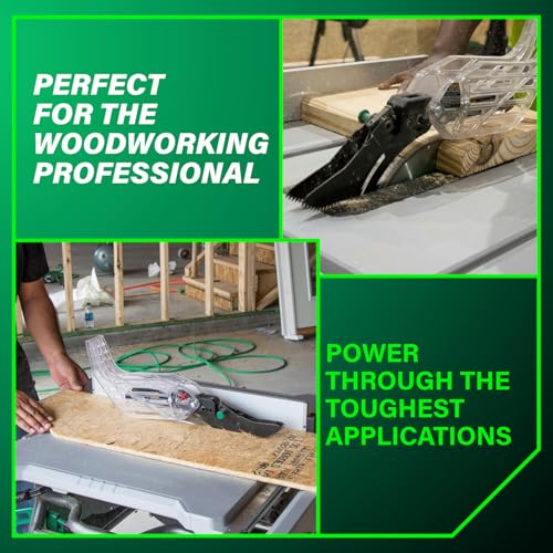image for Metabo HPT 10-Inch Table Saw, 15-Amp Power Saw with Large 28 3/4