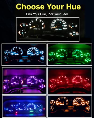 Set de 7 Lámparas LED para Tablero Jeep Wrangler 2001-2006 miniatura 5