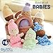 Creative Minds Basket of Babies Soft Baby Dolls, Sensory Toys, Multicultural, Diversity, Inclusion and Social Emotional Learning, Baby Toys for All Ages, Set of 6 Plush Dolls, Multicolor