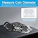 The Pocket Coin Ping pinger Tester Kit, Gold & Silver Coin Ping Testing- Coin Validation via Ping Resonance Testing and Size Comparison, Portable Convenience & Technical Specifications Style.