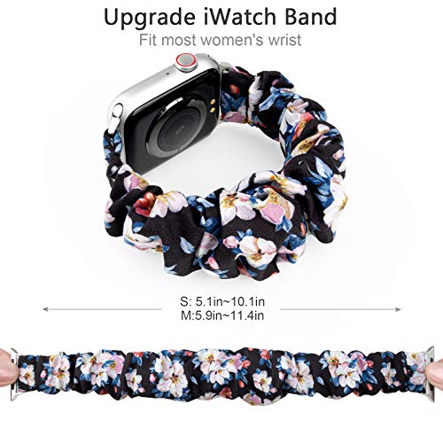 Image of Greatfine Scrunchie Band Compatible with Apple Watch Bands 38mm 40mm 41mm 42mm 44mm 45mm 46mm 49mm Women, Elastic Scrunchie Watch Strap for iWatch Watch Series 11 10 9 8 7 6 5 4 3 2 1 SE 3 2 Ultra 3 2