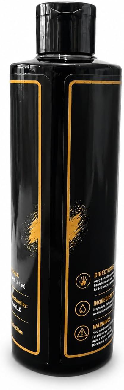 Iron Oath Liquid Chalk, 250ml - Gym & Weightlifting Grip Chalk | Maximum grip, zero mess, Quick-dry formula, No powder mess, Long-lasting.