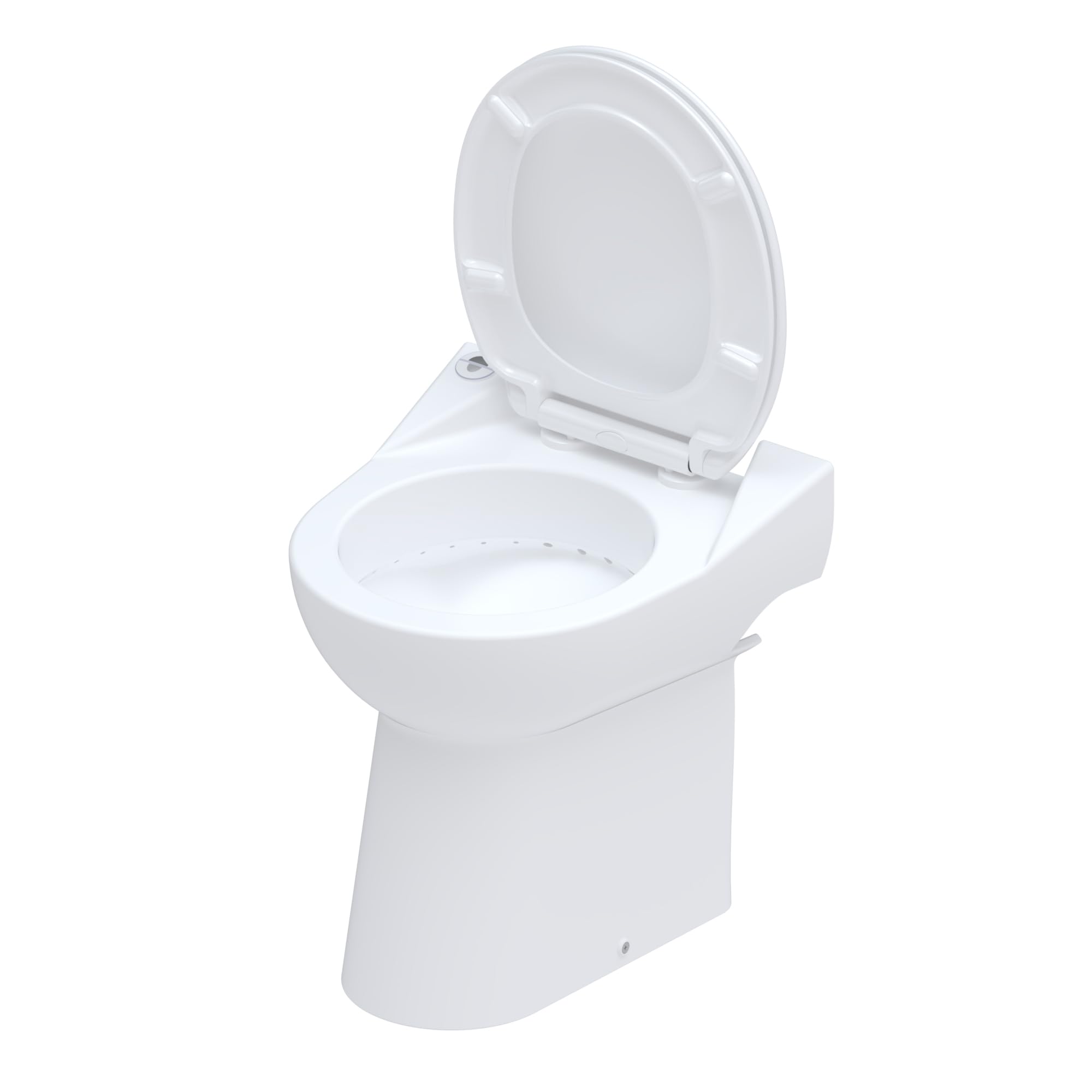 SFA - Sanibroyeur Sanicompact 43 - WC avec Broyeur Intégré - Compact - Double Chasse d'Eau Économique - 41,5 x 44 x 46,4 cm - 550W - Made in France