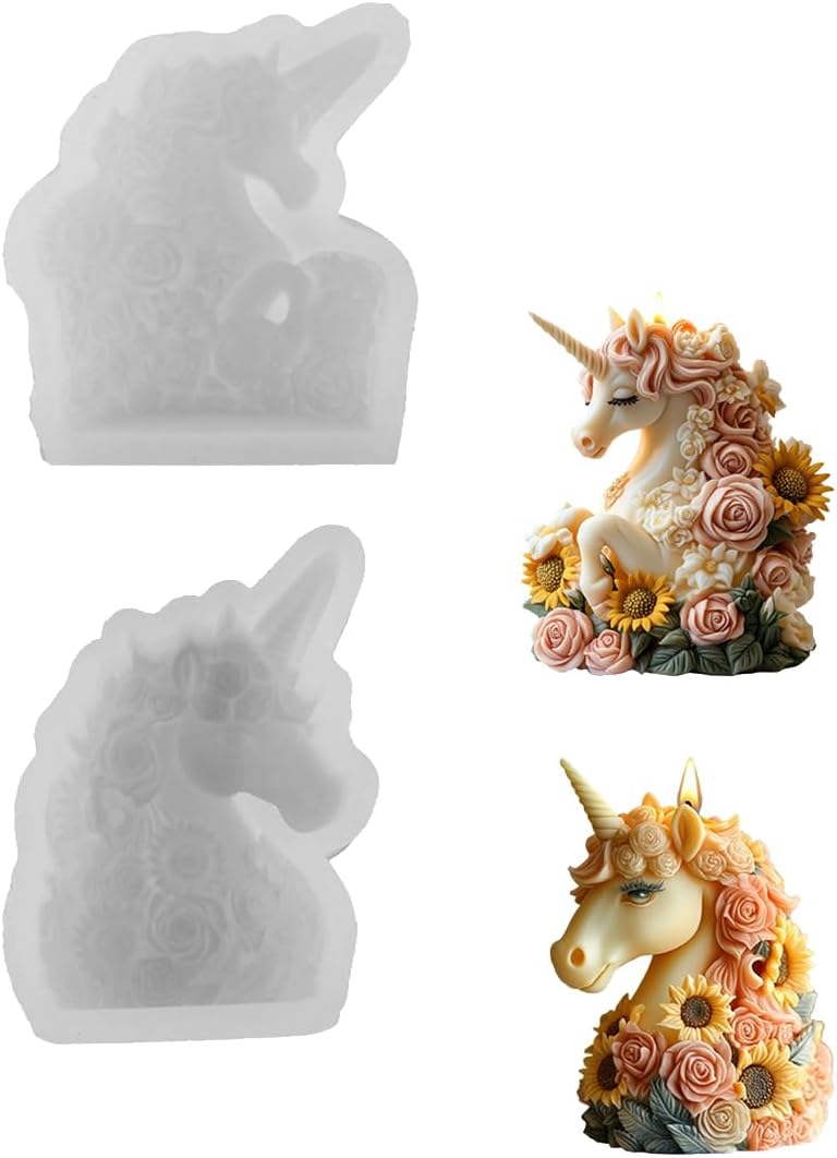Dragon Candle Mold, Silicone Candle Making Mold with Detailed Wings and Flames, Cylindrical Base, Reusable Non-Toxic Craft Mold for Gothic Medieval Fantasy Decor