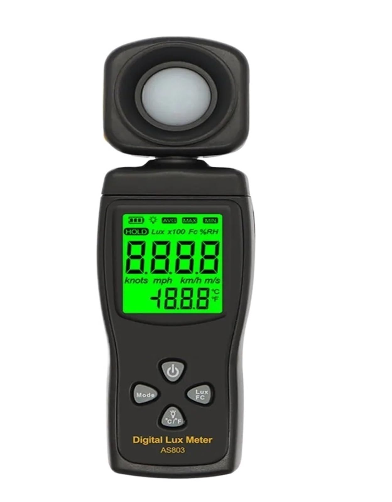 Gqnblvhzupdm One Color Uvb Meter Mini Digital Lux Meter Lcd Display Handheld Illuminometer Luminometer Photometer Luxmeter Light 0-200000