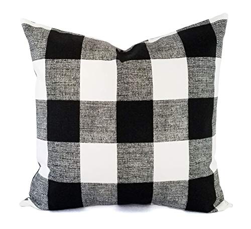 buffalo check pillow covers