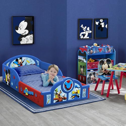 Image of Delta Children Toddler Bed Minnie Mouse Plastic Sleep and Play, Certified