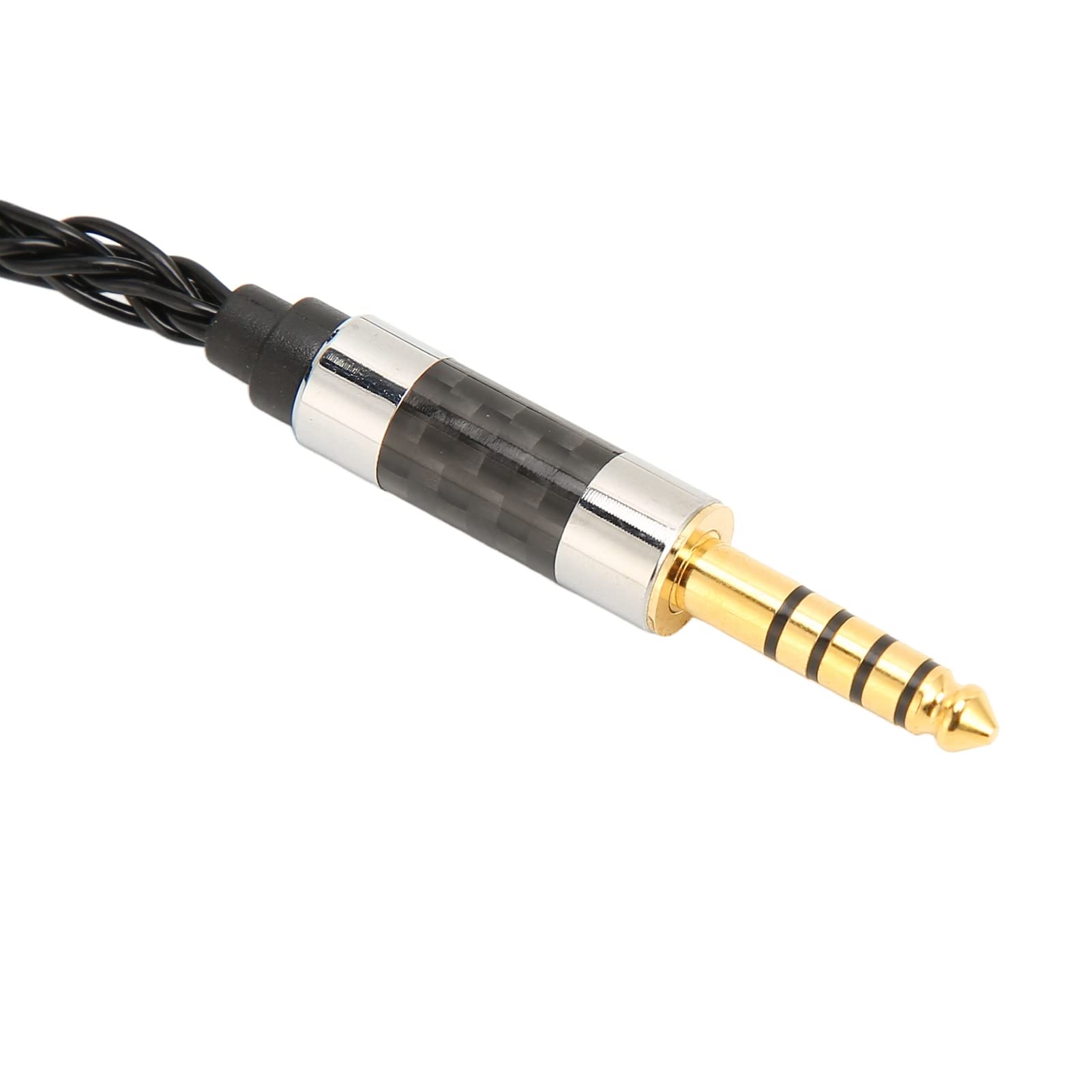 ASHATA Kopfhörer Audiokabel, 8 adrig, Symmetrisch, 4,4 Mm auf Zwei 3,5 mm Aux Audiokabel, Versilbert, für MDR Z7 Z1R, für Teloon D7100 D7200 D600 D9200, für T1 T5, 1,2 M