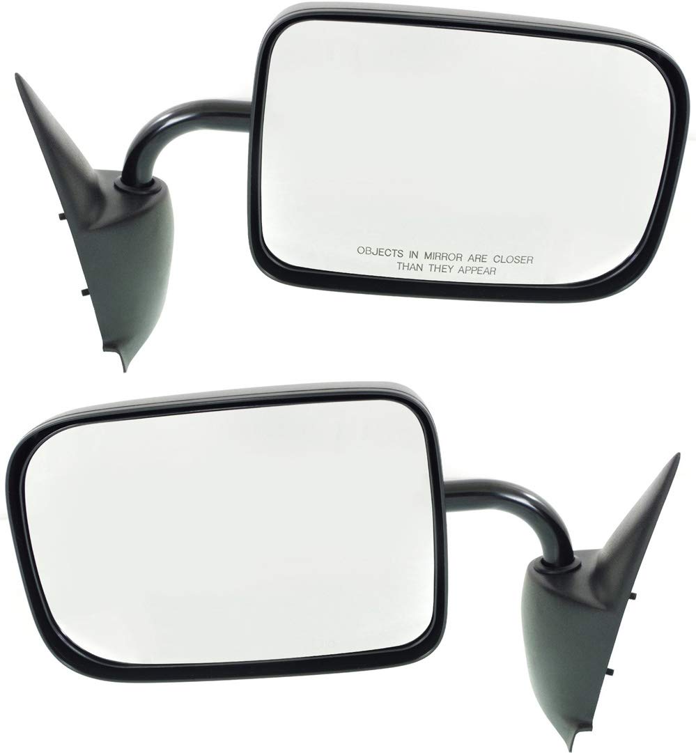 Kool Vue Power Towing Mirrors For Dodge Ram 1500/2500/3500 1994-1997 - Textured Black