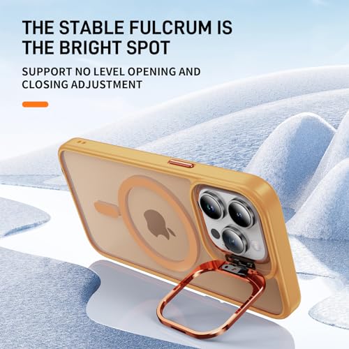 Coque pour iPhone 13 Pro Magsafe protégeant des chutes avec dos mat et béquille mains libres