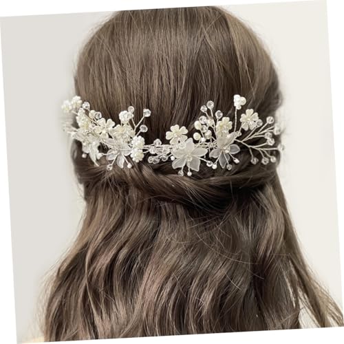 Peigne cheveux vintage argenté délicat, l'accessoire mariage d'exception - 3