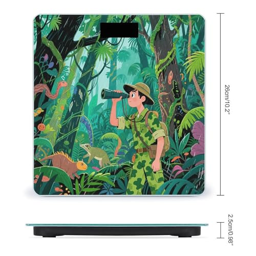 Báscula Digital de Baño Tropical Rainforest con Pantalla LED miniatura 2