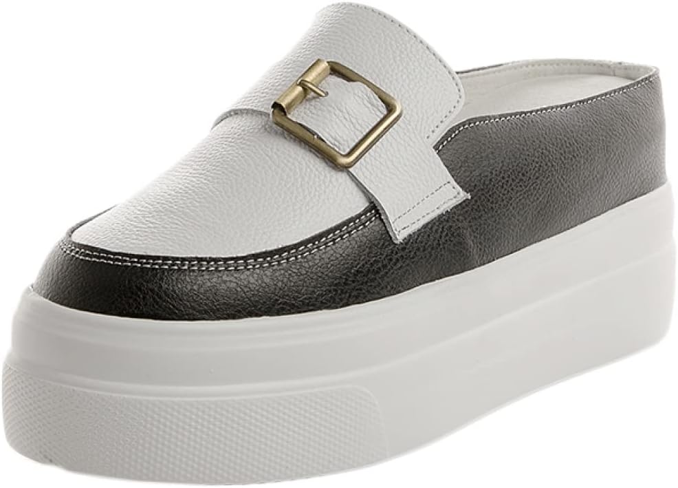 andwang enamel square strap heels 厚底 Enamel square strap heels